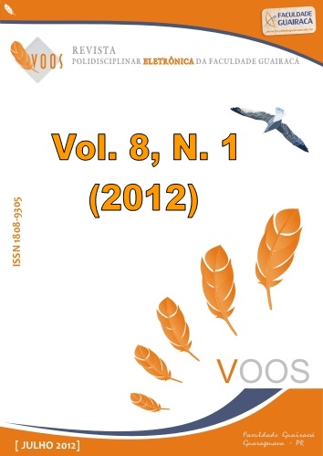 					Visualizar v. 8 n. 1 (2012): Revista Polisdisciplinar Voos
				